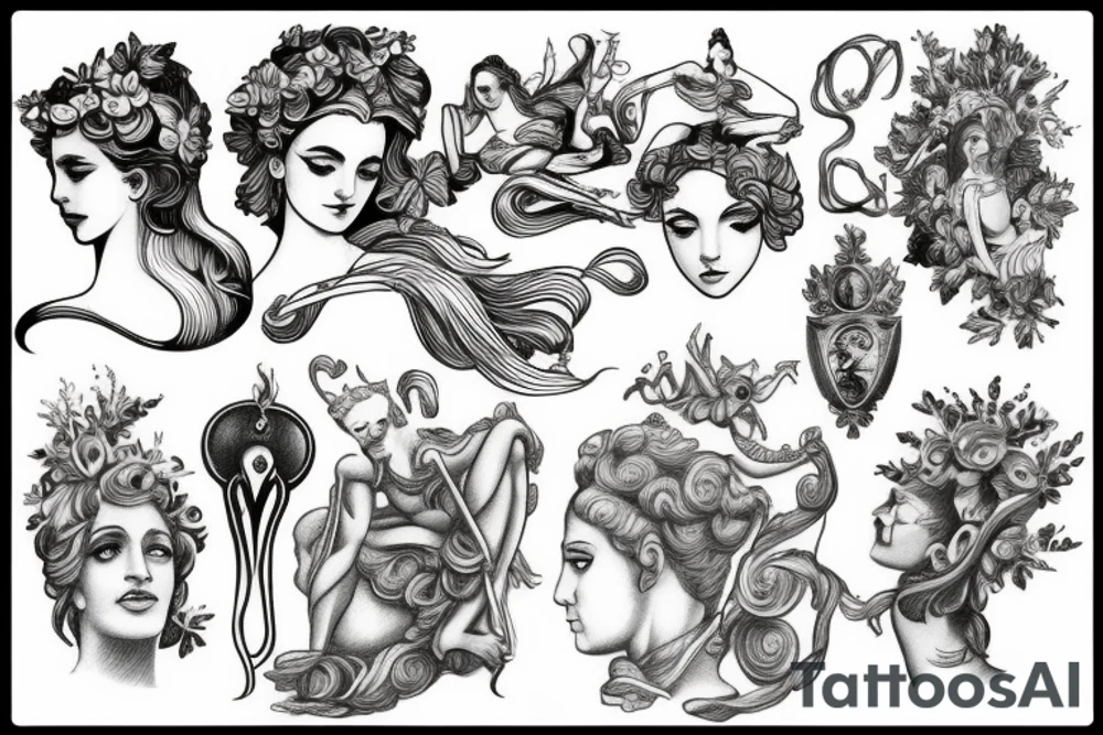 Greek mythology tattoo idea