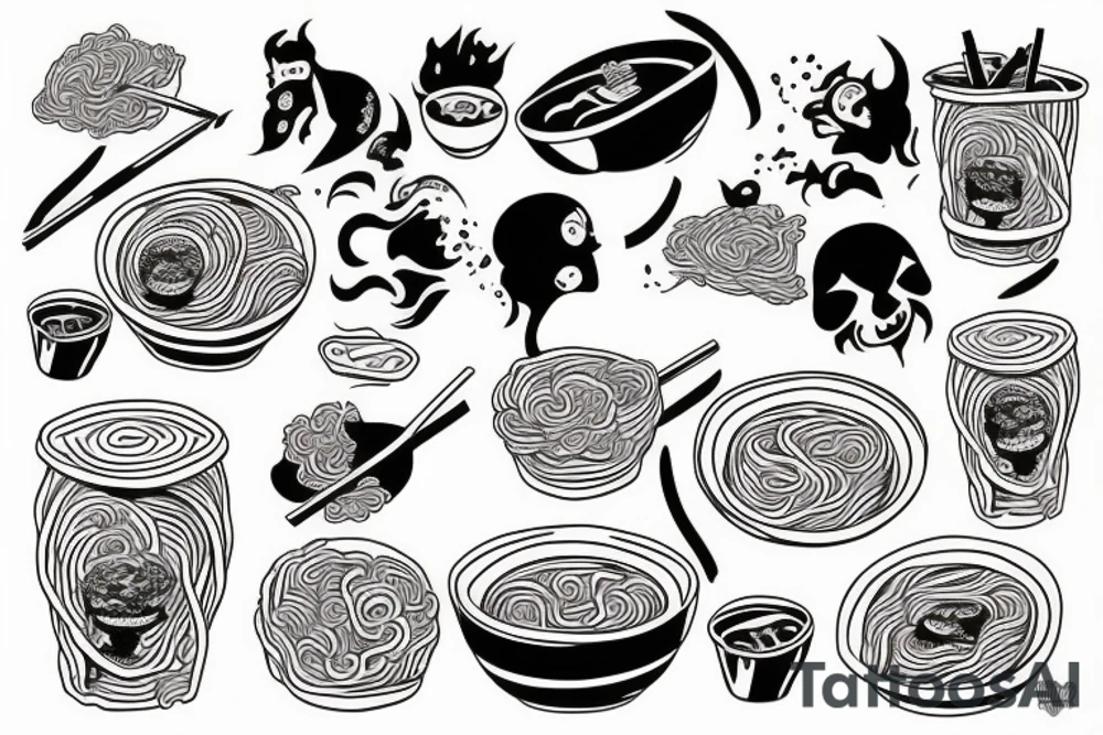 Ramen tattoo idea