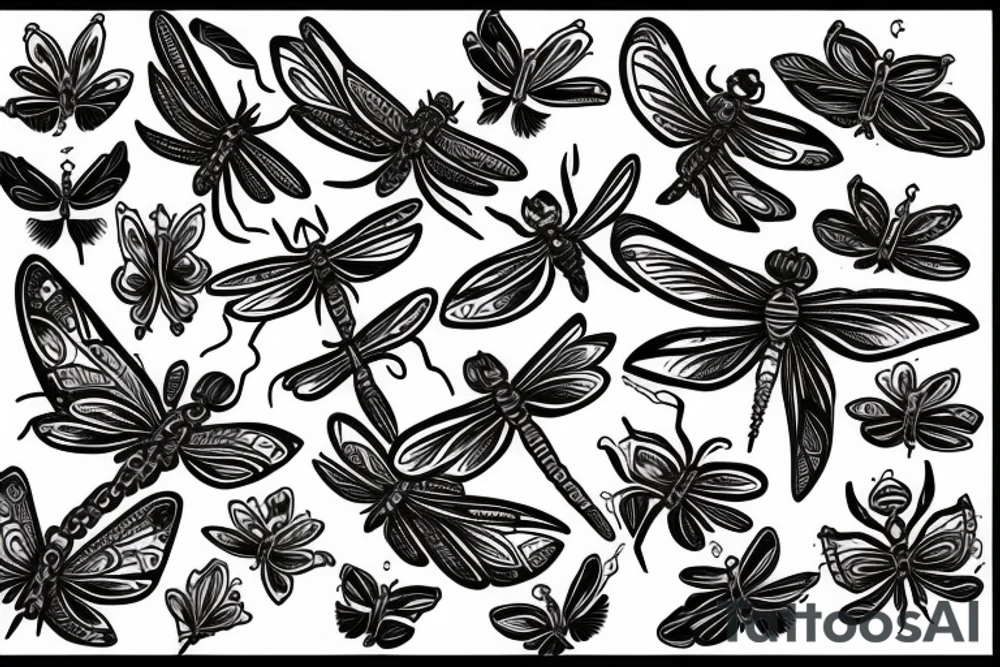 Dragonfly tattoo idea