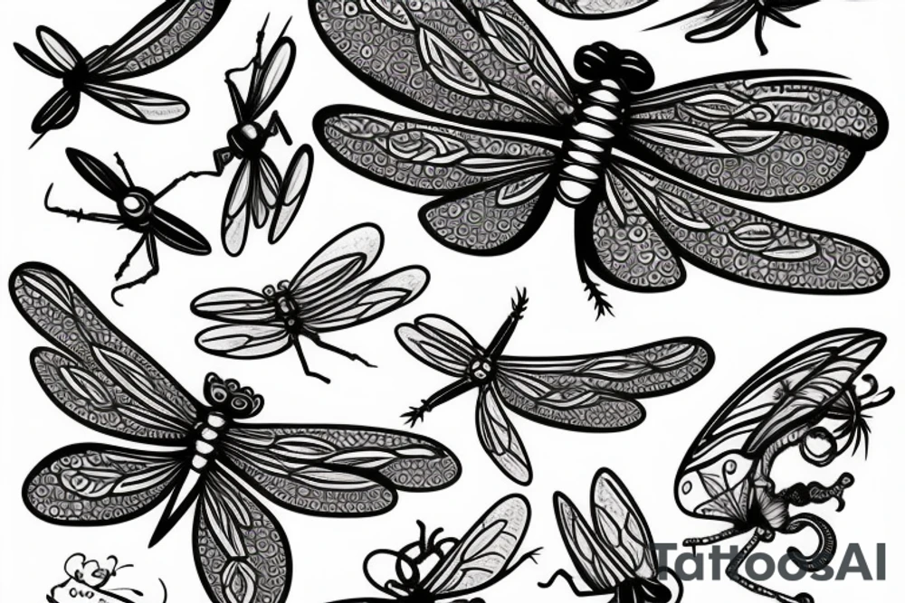 Dragonfly tattoo idea