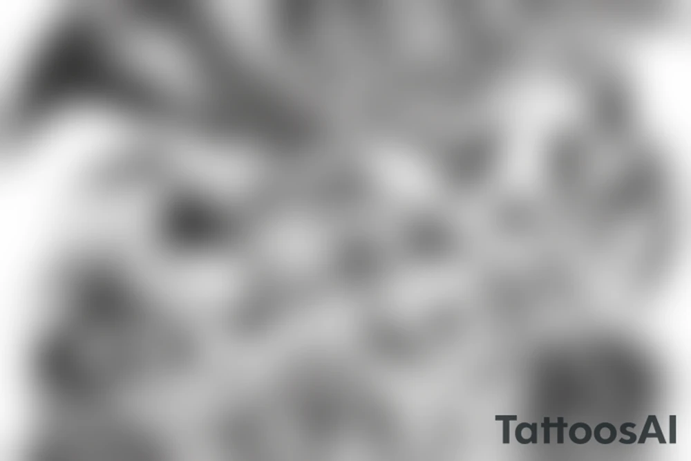 Angel and devil chest tattoo tattoo idea