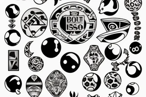 8 ball tattoo tattoo idea