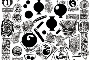 eight ball tattoo idea