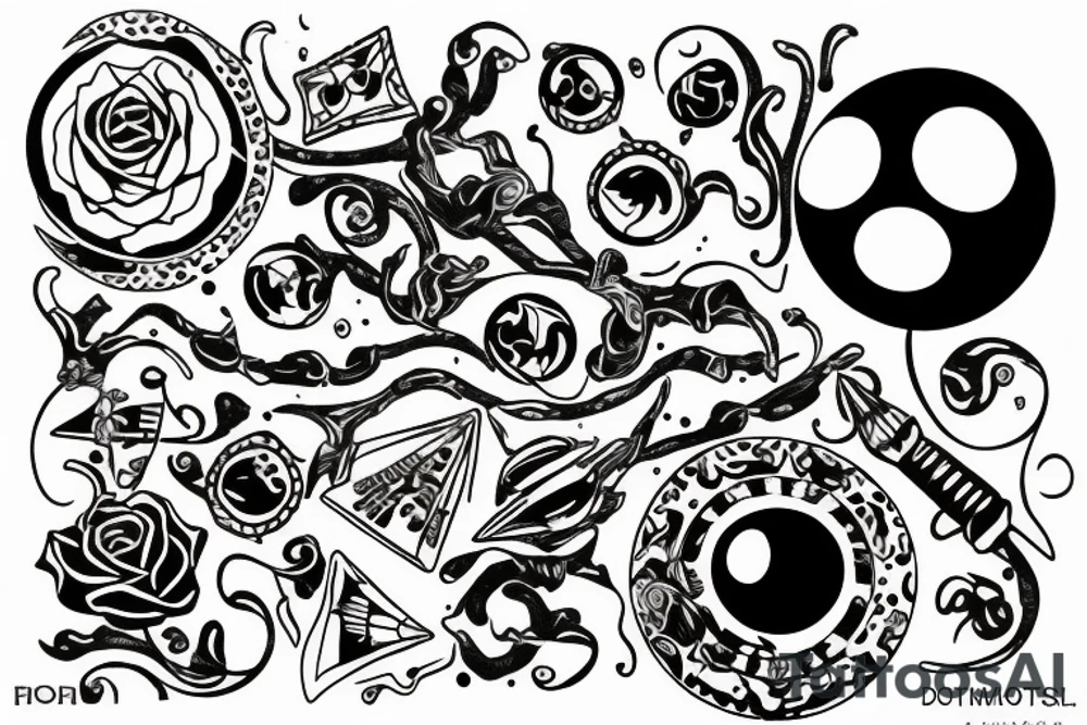 eight ball tattoo idea