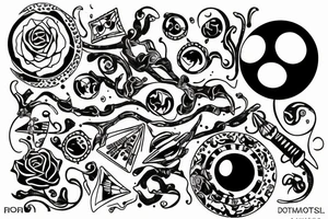 eight ball tattoo idea