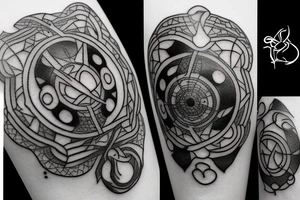eight ball tattoo idea