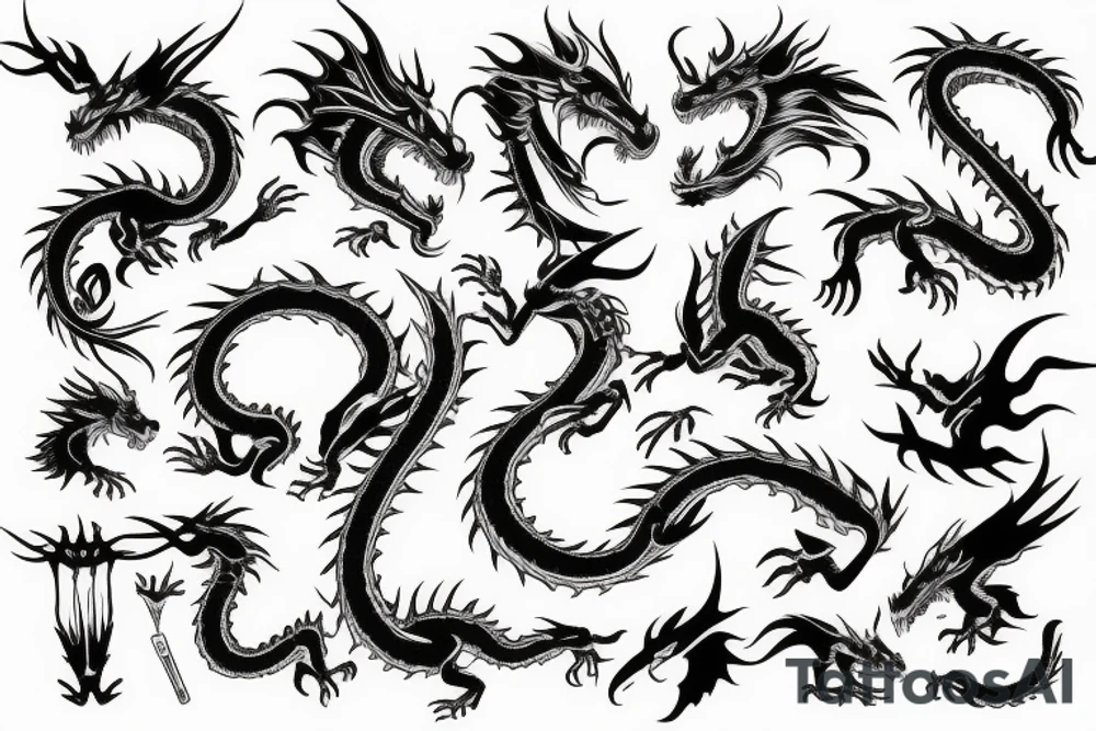 dragon tattoo idea