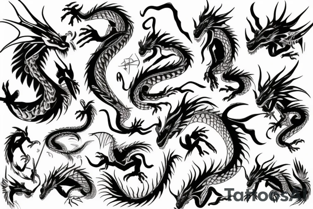 dragon tattoo idea