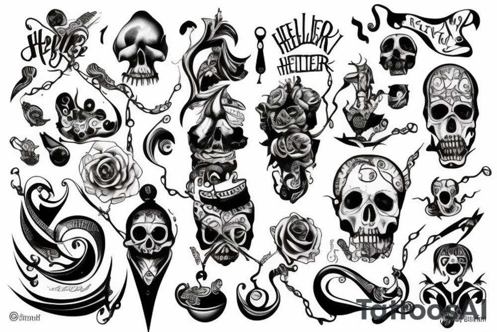 Hellter skelter tattoo idea