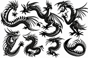 Dragon Duck tattoo idea