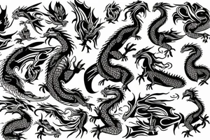 Dragon Duck tattoo idea