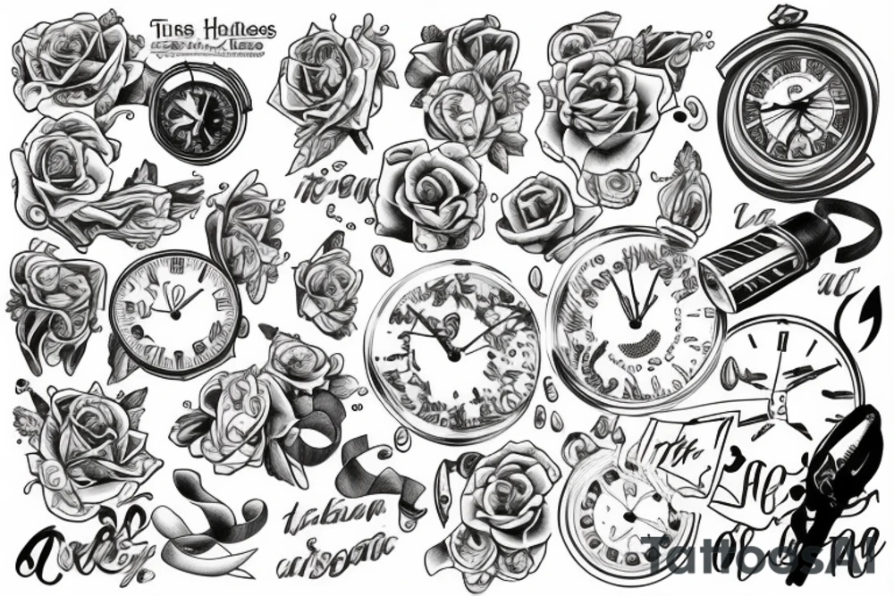time heals tattoo idea