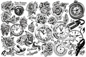 time heals tattoo idea