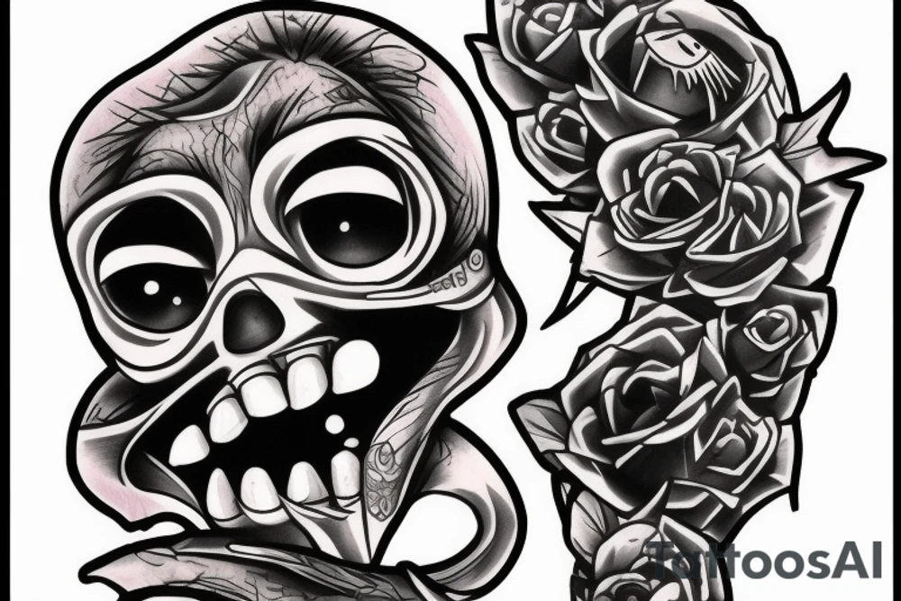 Undead Duck tattoo idea