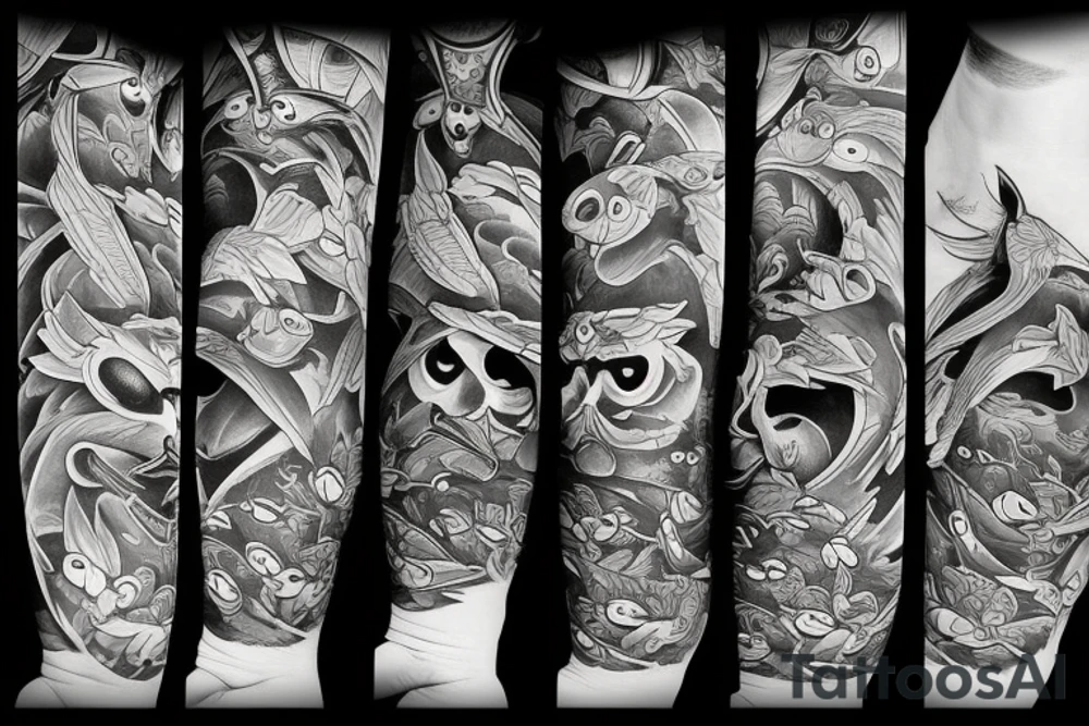 Demon Duck tattoo idea