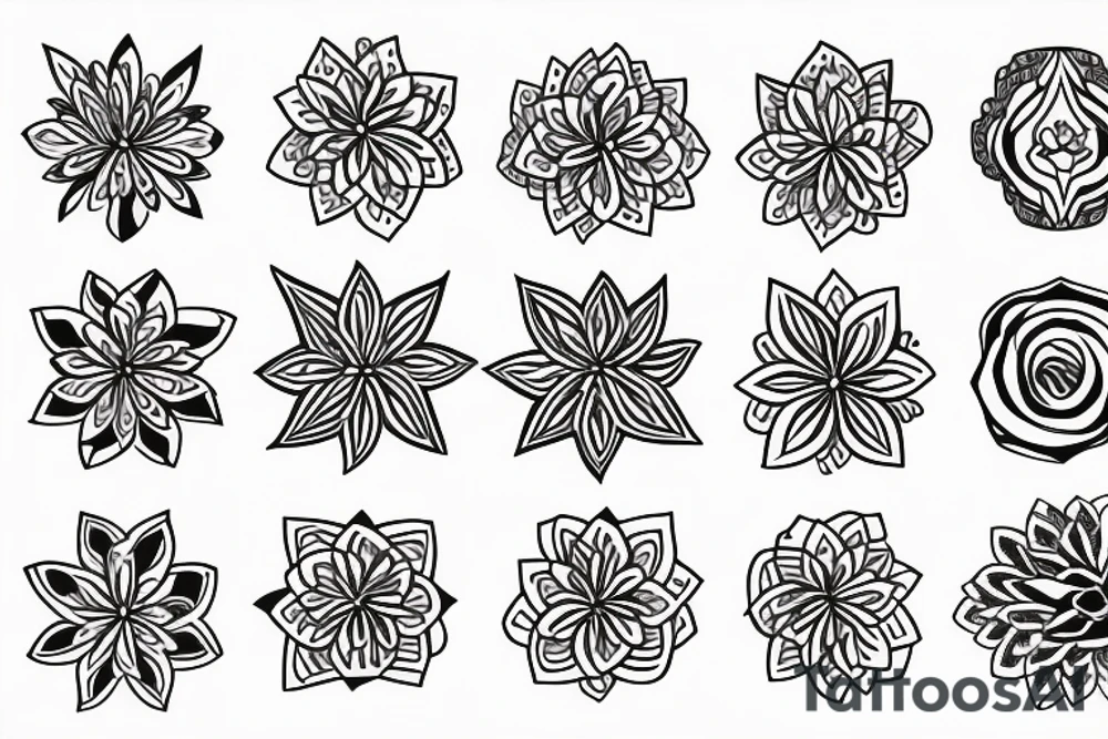 Lilly flower tattoo idea