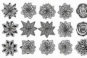 Lilly flower tattoo idea