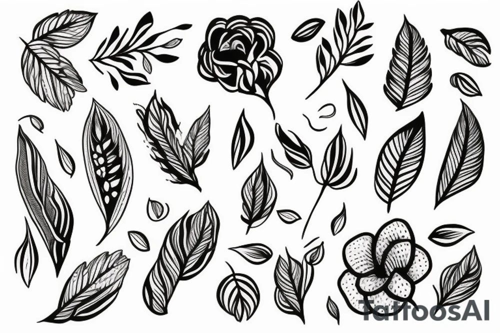 Lilly flower tattoo idea