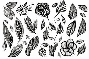 Lilly flower tattoo idea