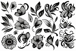 Lilly flower tattoo idea