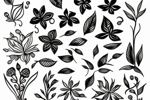 Lilly flower tattoo idea