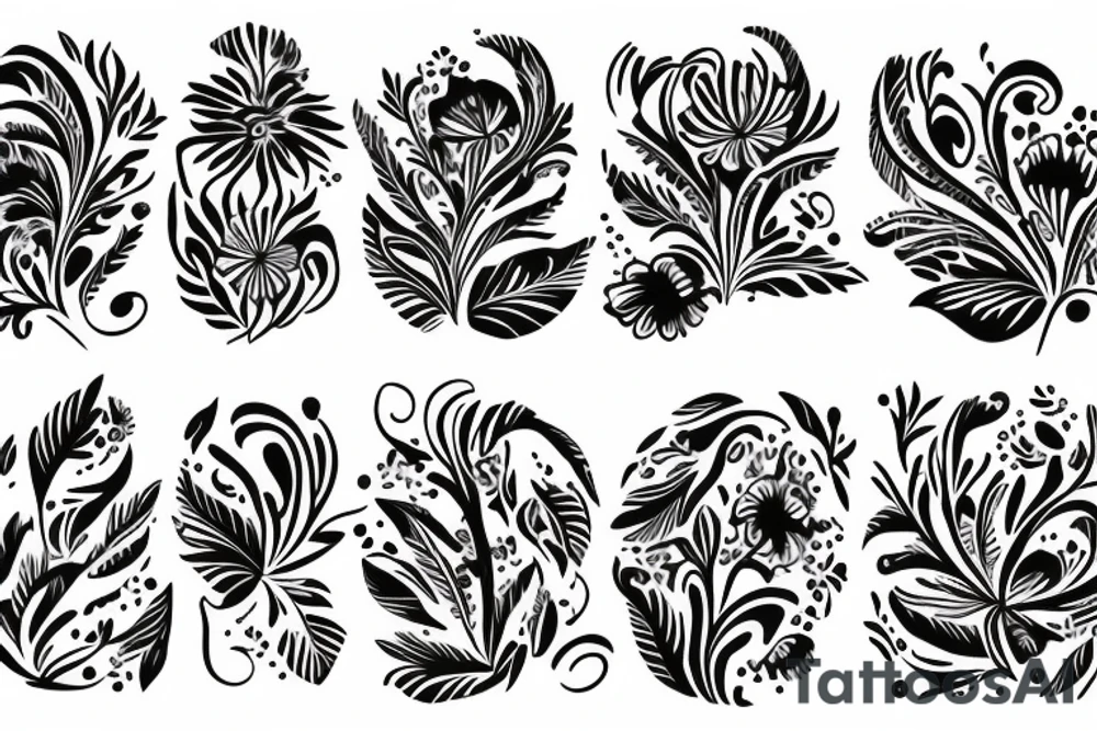 Lilly flower tattoo idea