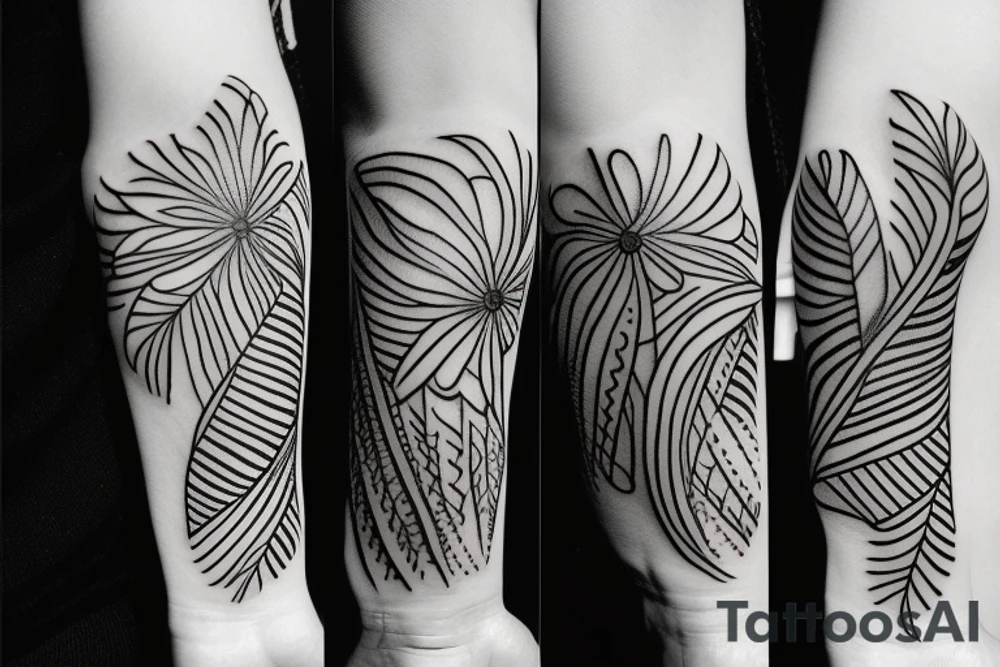 Lilly flower tattoo idea