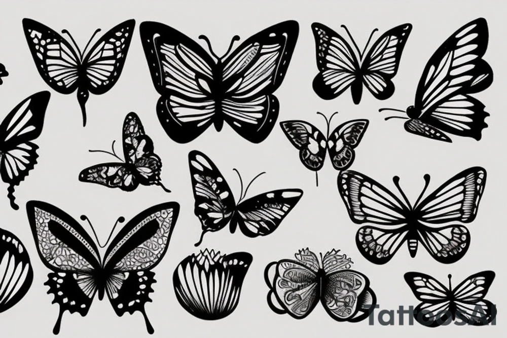 Butterfly tattoo idea