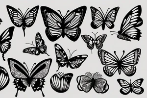 Butterfly tattoo idea