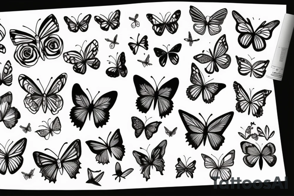 Butterfly tattoo idea