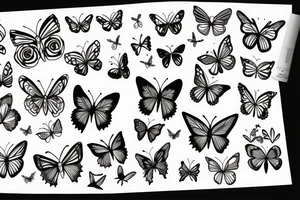 Butterfly tattoo idea