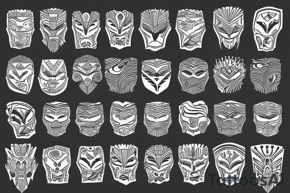 band of waves tattoo idea