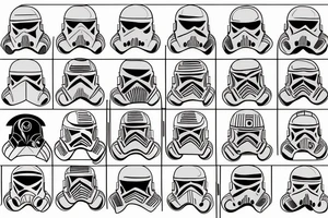 Clone Trooper Helmet tattoo idea
