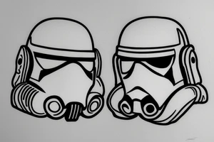 Clone Trooper Helmet tattoo idea