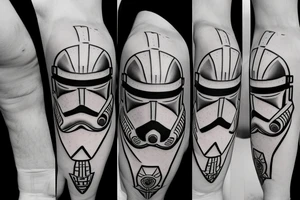 Clone Trooper Helmet tattoo idea