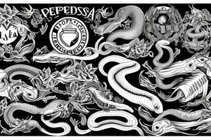 la copa libertadores rodeada de serpentinas y sostenida por marcelo gallardo tattoo idea