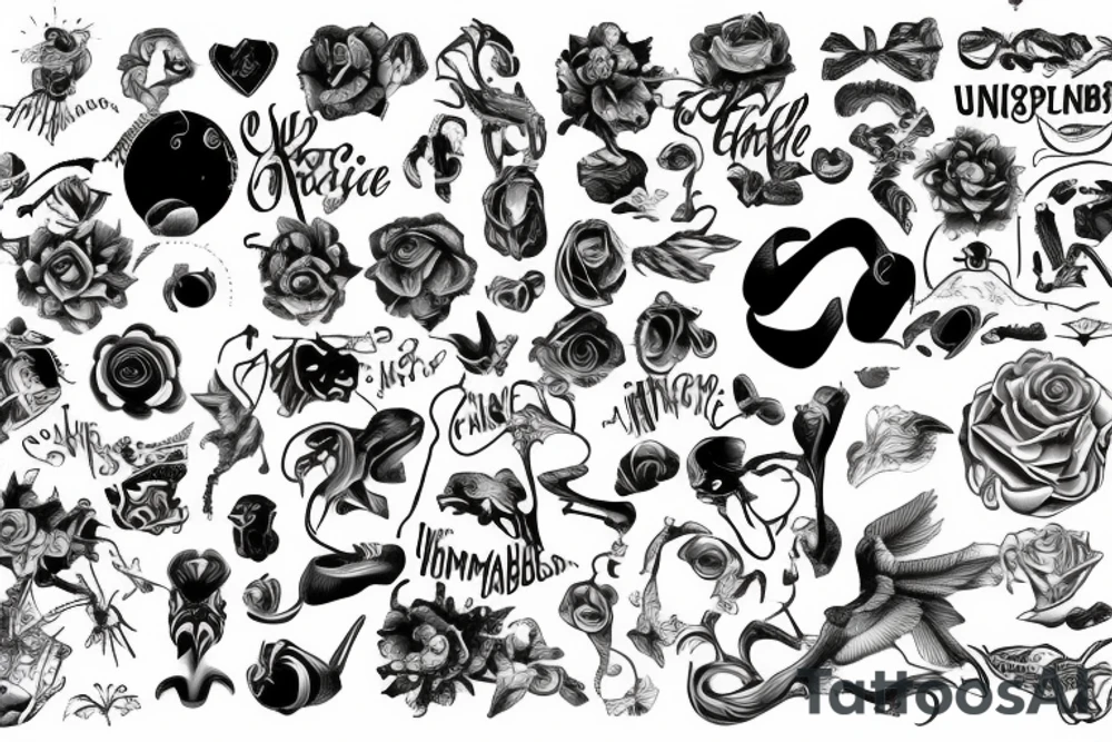 Unimaginable; difficult or impossible to imagine or comprehend. tattoo idea