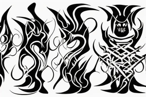 In the darkest hour, when the demons come, call on me brother and we will fight them together. tattoo idea