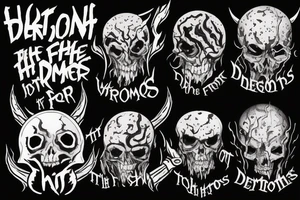 In the darkest hour, when the demons come, call on me brother and we will fight them together. tattoo idea