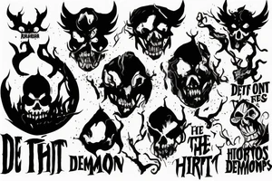 In the darkest hour, when the demons come, call on me brother and we will fight them together. tattoo idea