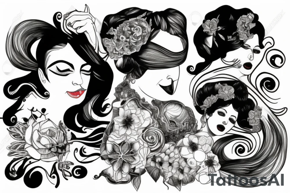 Fat women tattoo idea