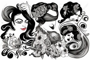 Fat women tattoo idea