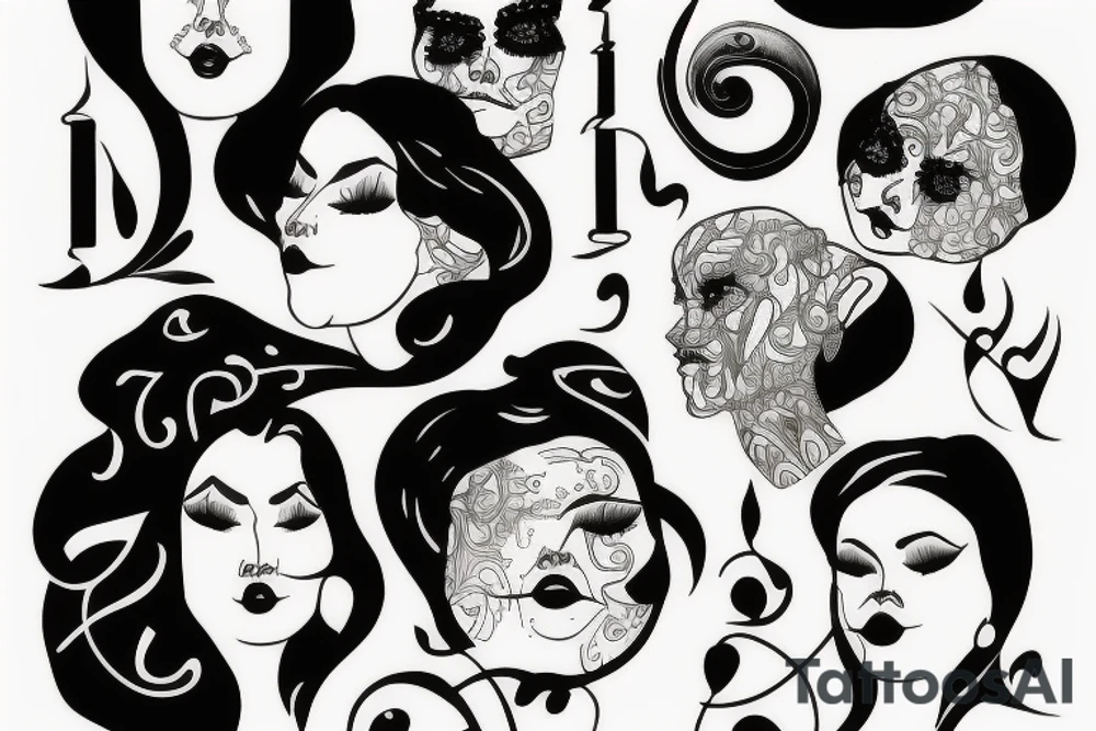 Fat women tattoo idea