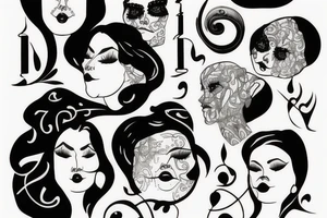 Fat women tattoo idea