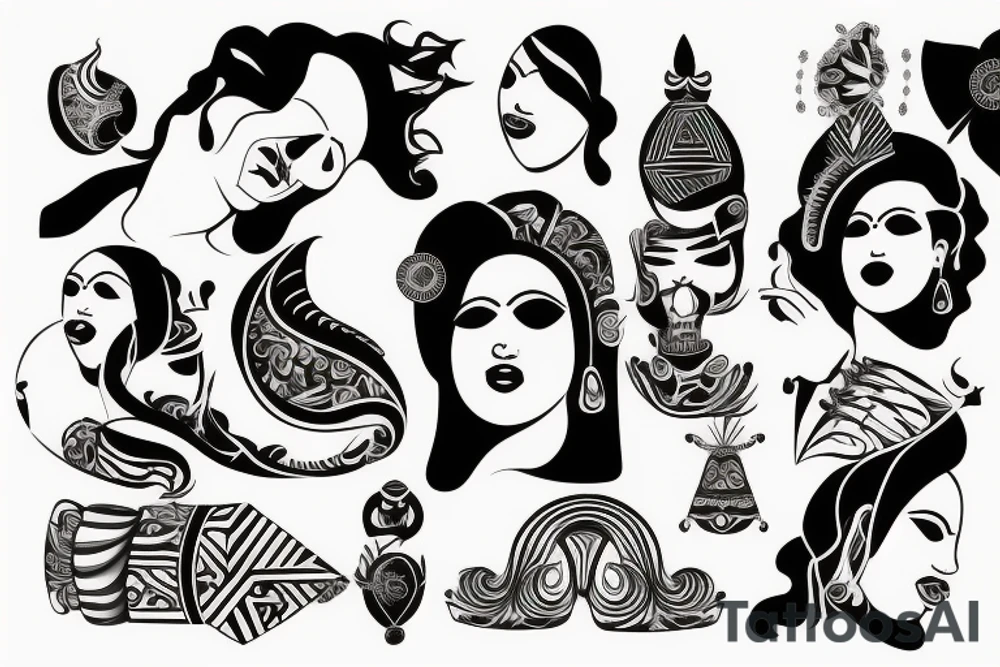 Fat women tattoo idea