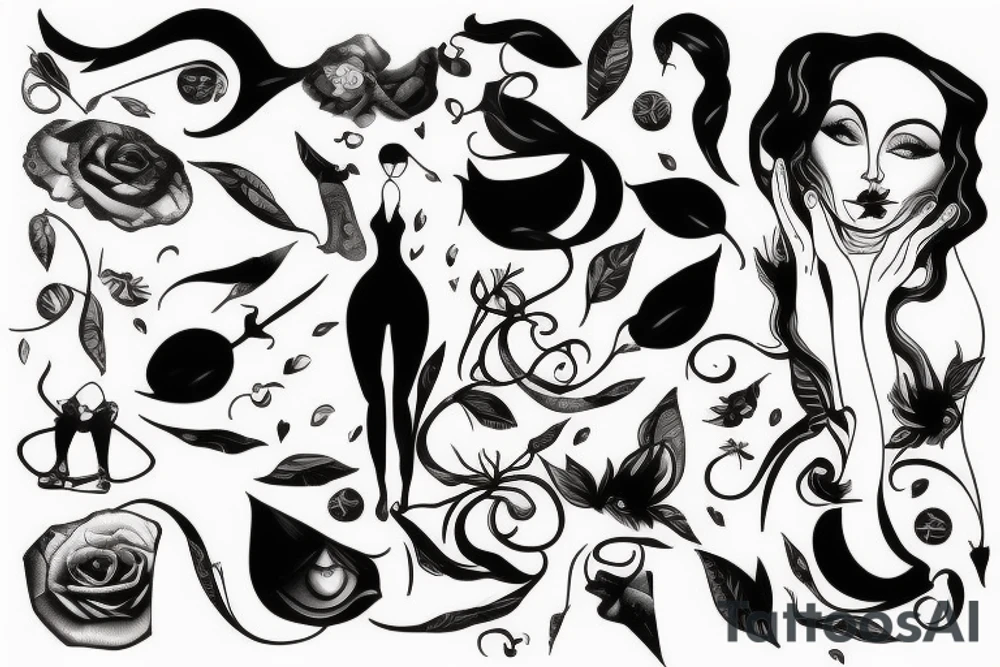 Fat women tattoo idea