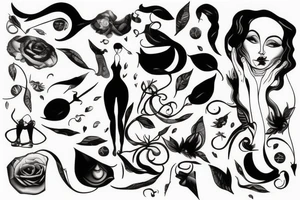 Fat women tattoo idea