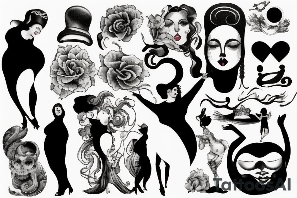 Fat women tattoo idea