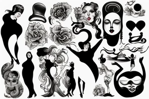 Fat women tattoo idea