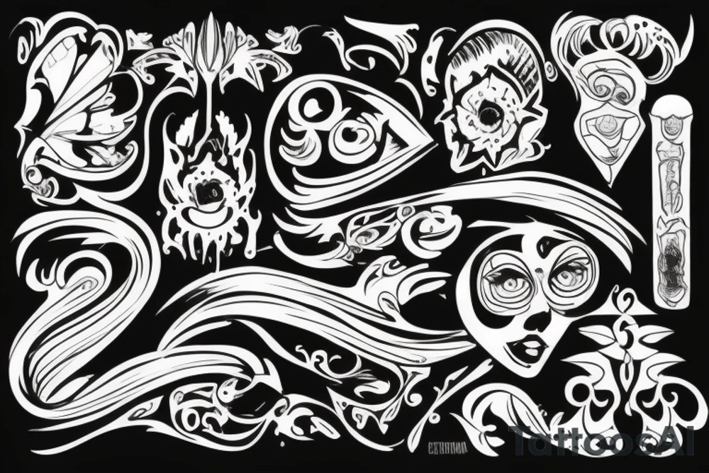 Лев с двумя головами tattoo idea